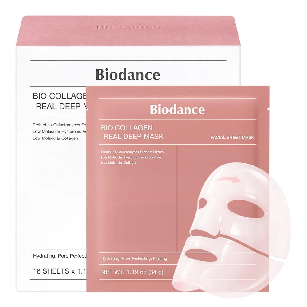 BIODANCE Bio-Collagen Real Deep Mask, 16-pack